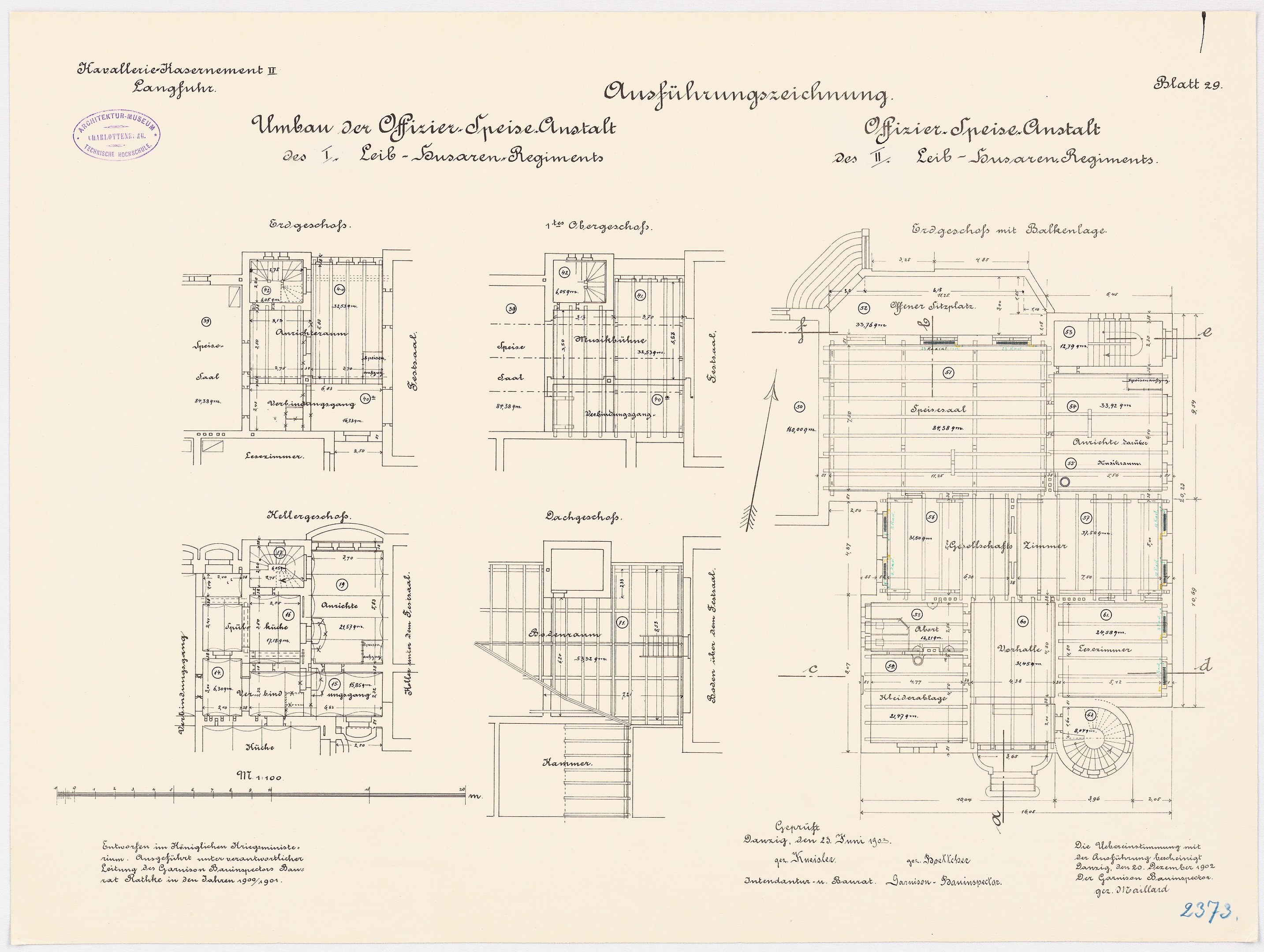 Schwarz-weißer architektonischer Grundriss des ehemaligen Bundeskanzleramts, zeigt detaillierte Layout- und Anmerkungen.