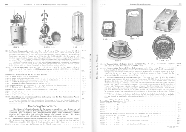Offenes Buch zeigt Bilder verschiedener elektronischer Geräte neben beschreibendem Text auf seinen Seiten.